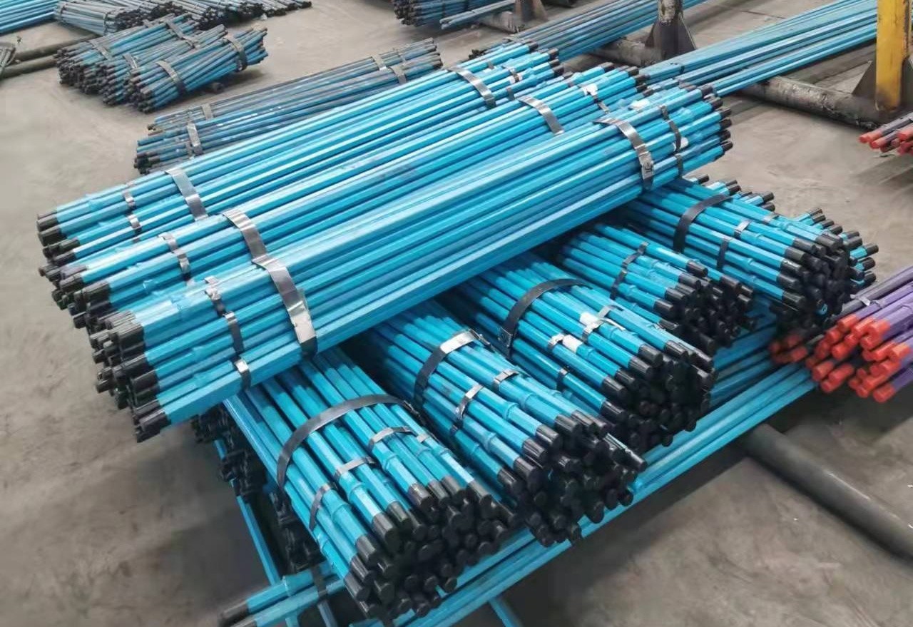 H22 H25 Drill rods for pneumatic rock drilling