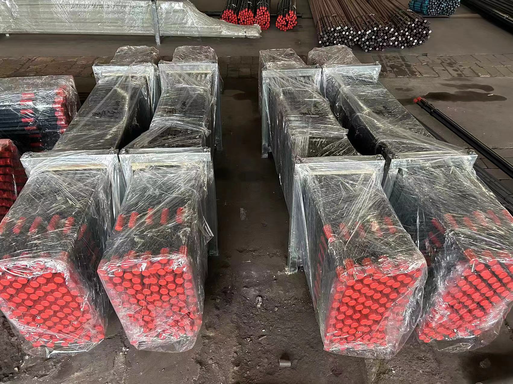 Threaded Drill rods for hydralic rock drilling